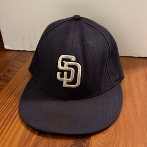 San Diego Padres Hat, fitted, 7 1/2